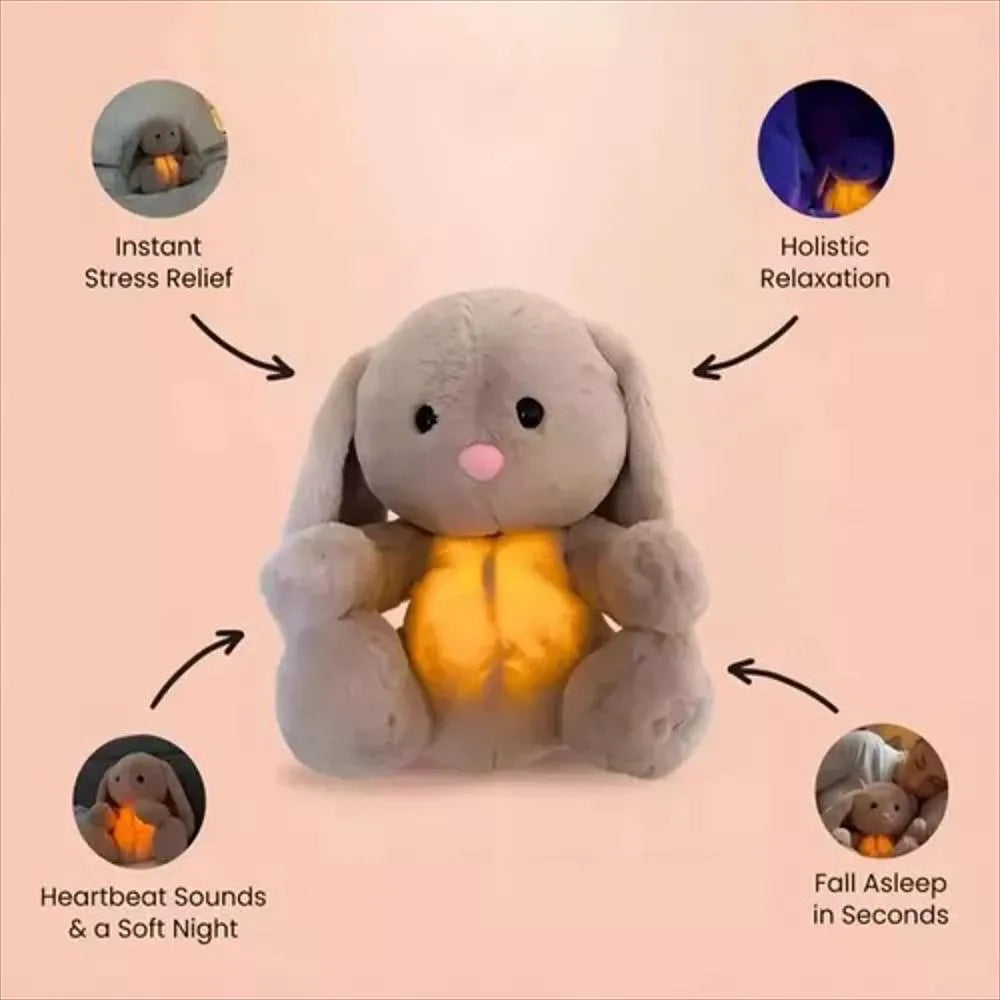 CuddleBunny® Conejo Peluche Con Respiración Y Sonido